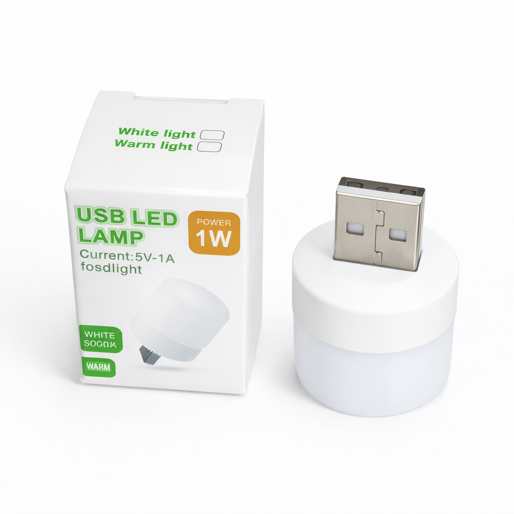 Mini portable USB LED lamp small size plug and play night light