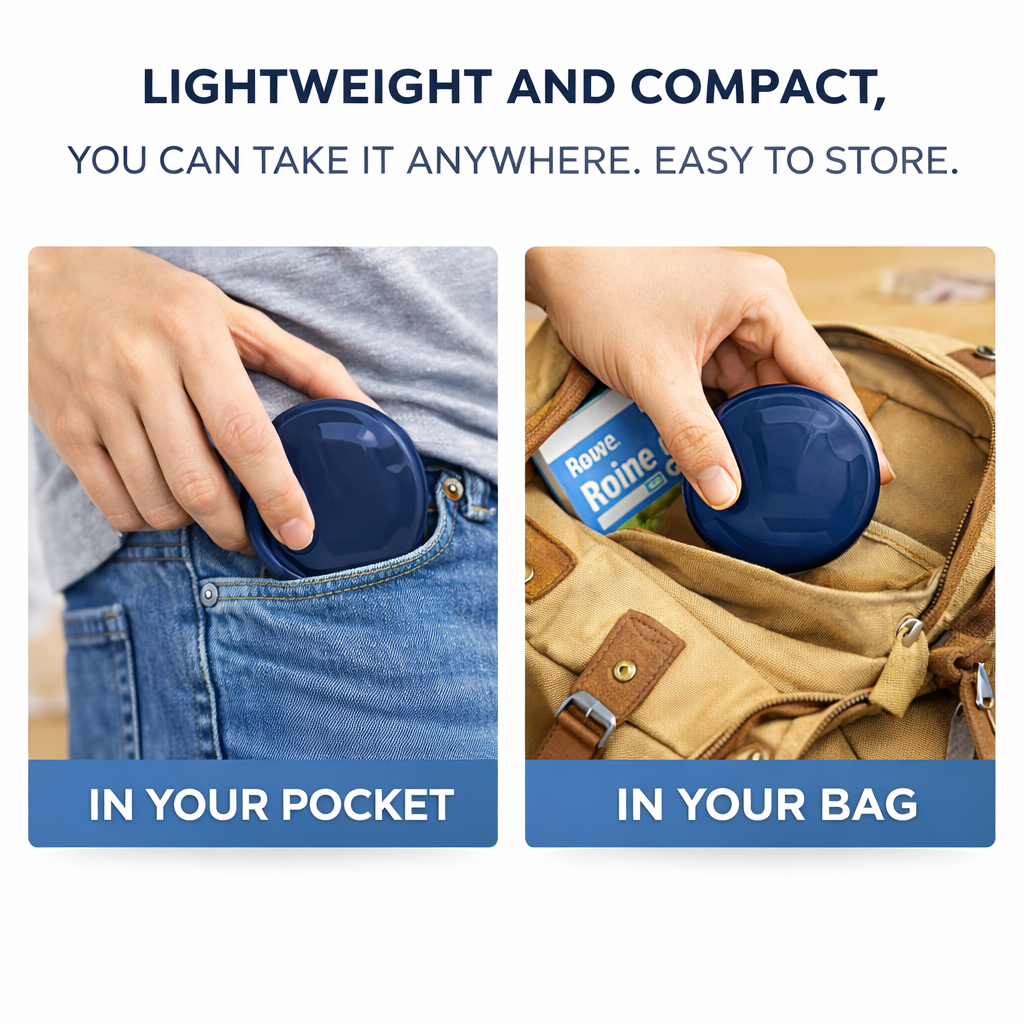Compact round 5 in 1 charging cable kit case for travel and office use