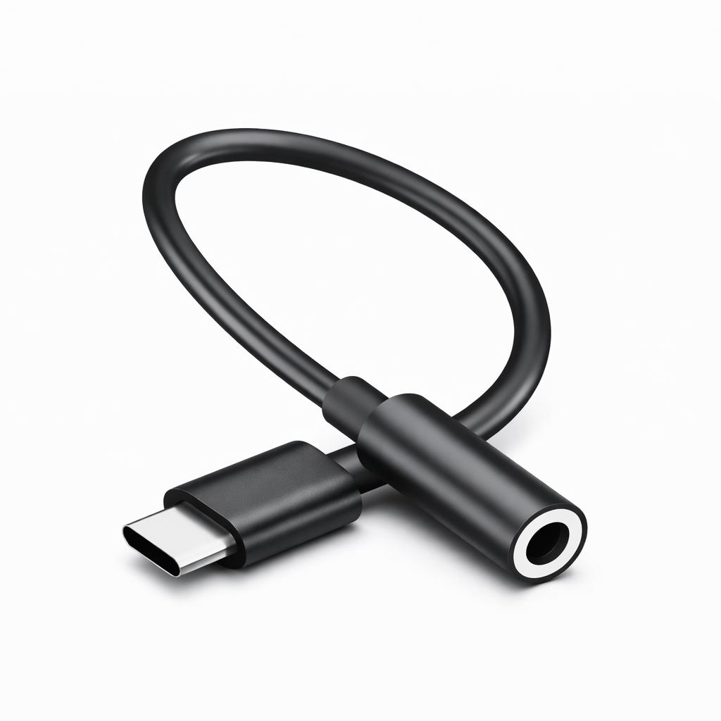 USB Type C to 3.5mm Audio Jack Adapter (DAC)