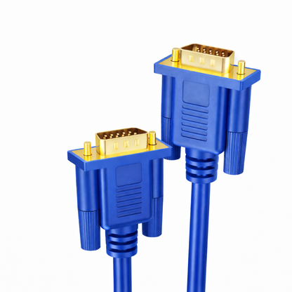 VGA Cable Male to Male | 1080p Monitor Cable with Ferrite Cores