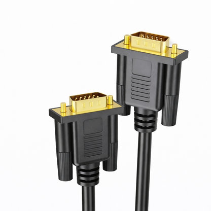 VGA Cable Male to Male | 1080p Monitor Cable with Ferrite Cores