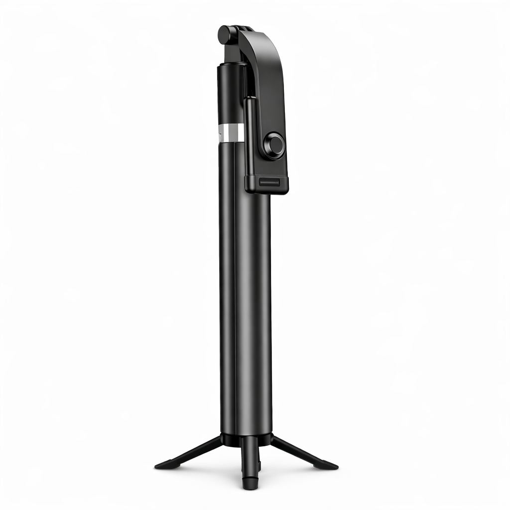 R1S-L Selfie Stick Tripod with Bluetooth Remote | 270° Adjustable Phone Holder | Extendable Mobile Selfie Stick