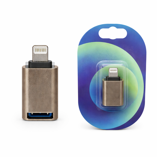 Lightning to USB OTG Adapter for iPhone 14 & Below | USB Pendrive Connector