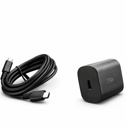 25W USB-C PD Travel Adapter – Fast Charging, Fireproof, 3A Output