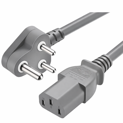 Desktop PC Power Cable | Heavy-Duty AC Power Cord for CPU & Monitor