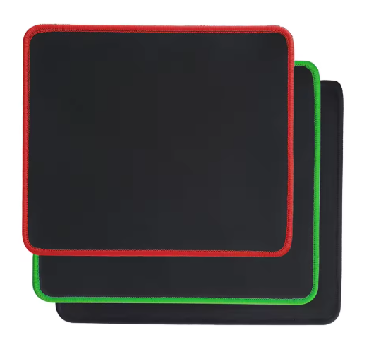 Custom Rubber Gaming Mousepad – Fabric Mat with Stitched Edges