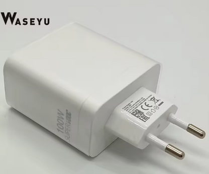 80W SUPERVOOC Fast Charger – USB-A Adapter with Cable