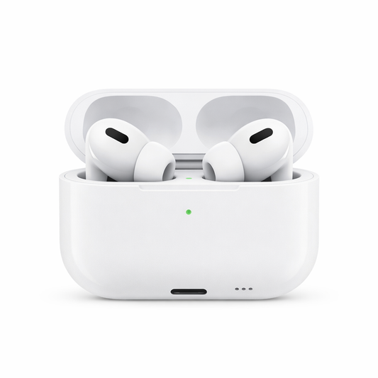 The Genie Air Pro 2 wireless Bluetooth earbuds with charging case for HD audio