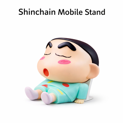 Cute cartoon figurine mobile phone stand for desk and table use available at The Genie Store India