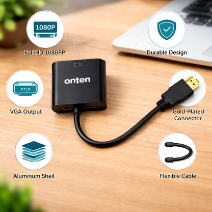 HDMI to VGA Converter in Use – The Genie Store