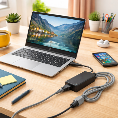 Universal Laptop Power Cable 3 Pin AC Power Cord for Adapter