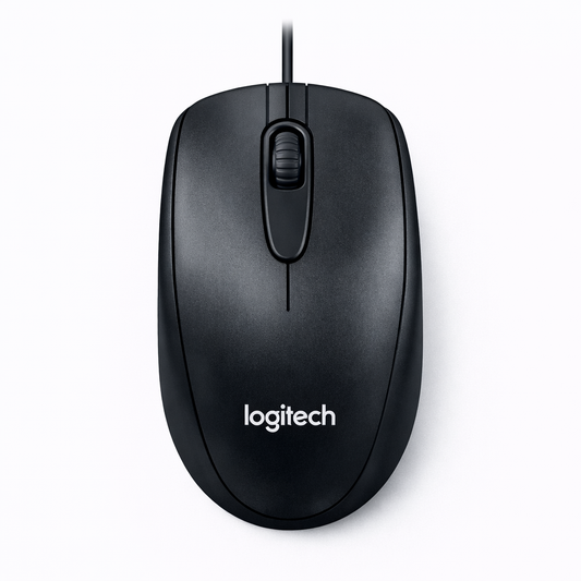 Logitech M90 black wired computer mouse compatible with Windows desktop and laptop