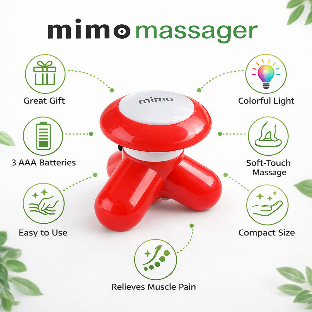 MEMO Electric Body Massager for Neck & Muscle Pain Relief – The Genie Store