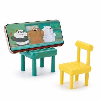 Mobile Phone Holder – Cute Chair Shape Cellphone Stand for Desk & Table