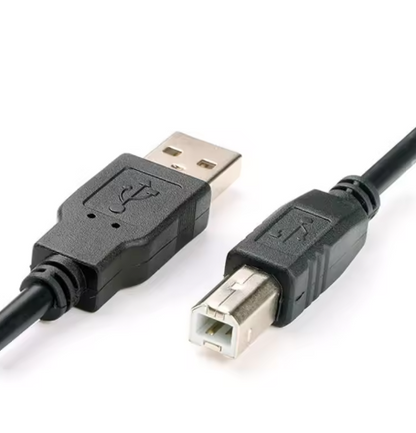 USB 2.0 Printer Cable 3m – USB A to B High-Speed Black