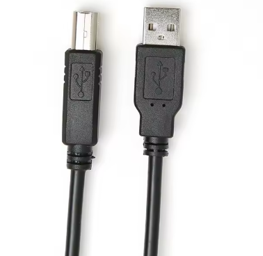 USB 2.0 Printer Cable 3m – USB A to B High-Speed Black