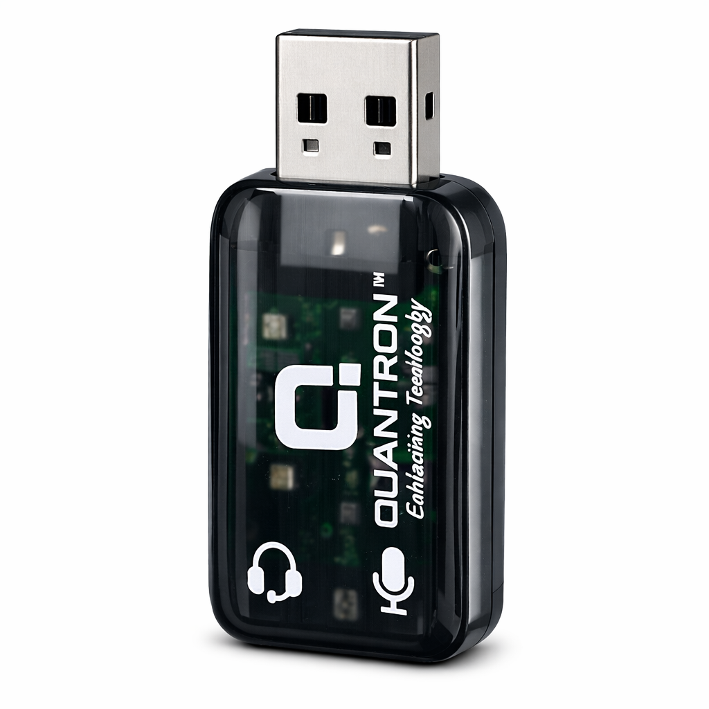 Quantron QSC 260 USB External Sound Card Audio Interface for PC & Laptop