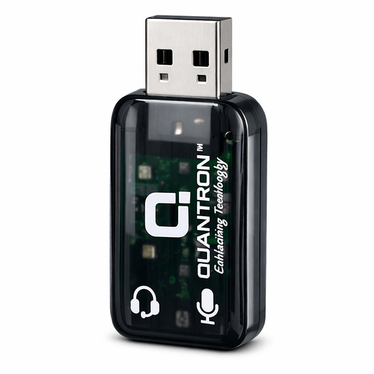 Quantron QSC 260 USB External Sound Card Audio Interface for PC & Laptop