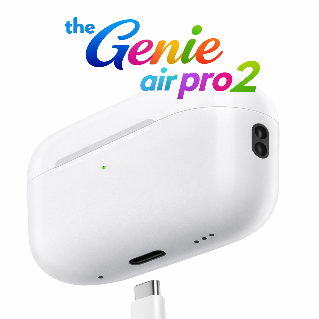 The Genie Air Pro 2 wireless earbuds with long battery backup for music and calls
