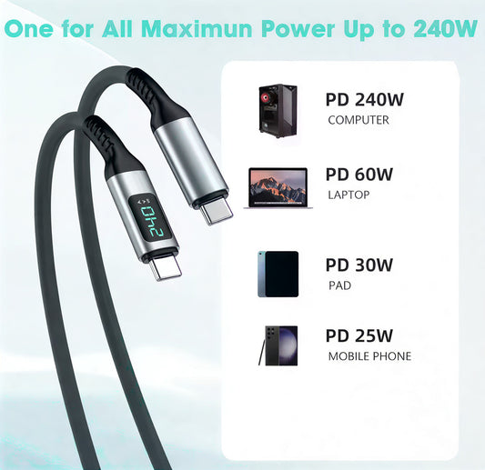 High-Performance USB-C to USB-C Cable | Fast Charging & Data