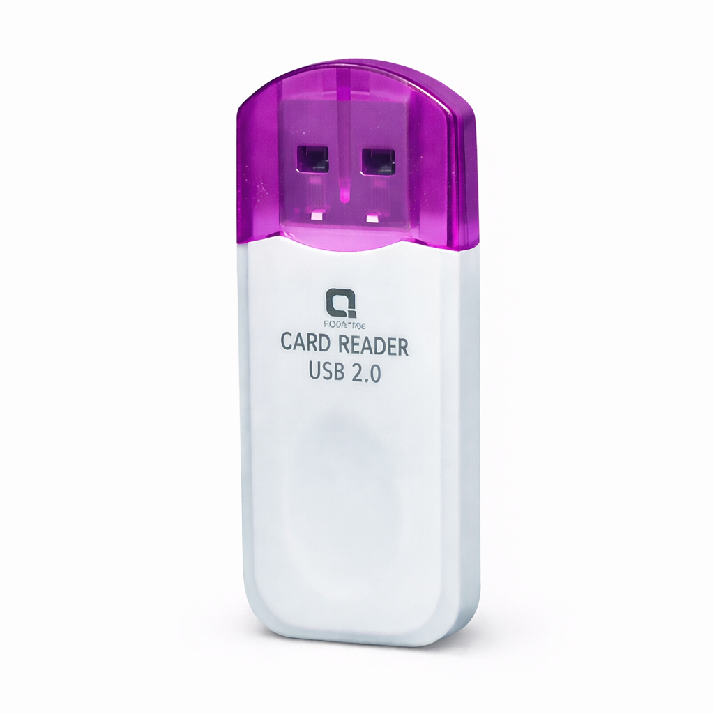 USB 2.0 Card Reader for SD and Micro SD Memory Cards High Speed Plug and Play Adapter