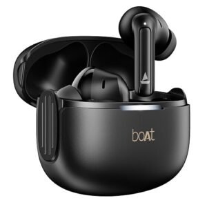 boAt Airdopes 219, 4Mics ENx, 40H Battery, Best in Segment for Calling, App Support, Bluetooth Earbuds, TWS Ear Buds Wireless Earphones with mic (Carbon Black)