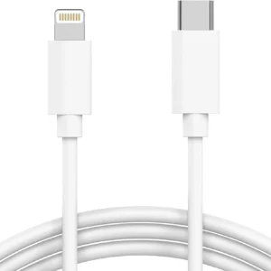 Sounce Type C to 8-Pin USB Cable Phone Fast Charger Cable USB-C Power Delivery Charging Cord for Phone 13/12/12 PRO Max/12 Mini/11/11PRO/XS/Max/XR/X/8/8Plus/Pad, White